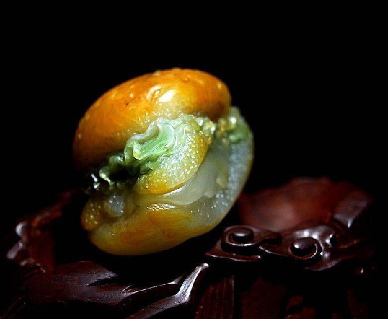 新疆和闐玉籽料20克籽玉白玉吊墜原石掛件頸鍊