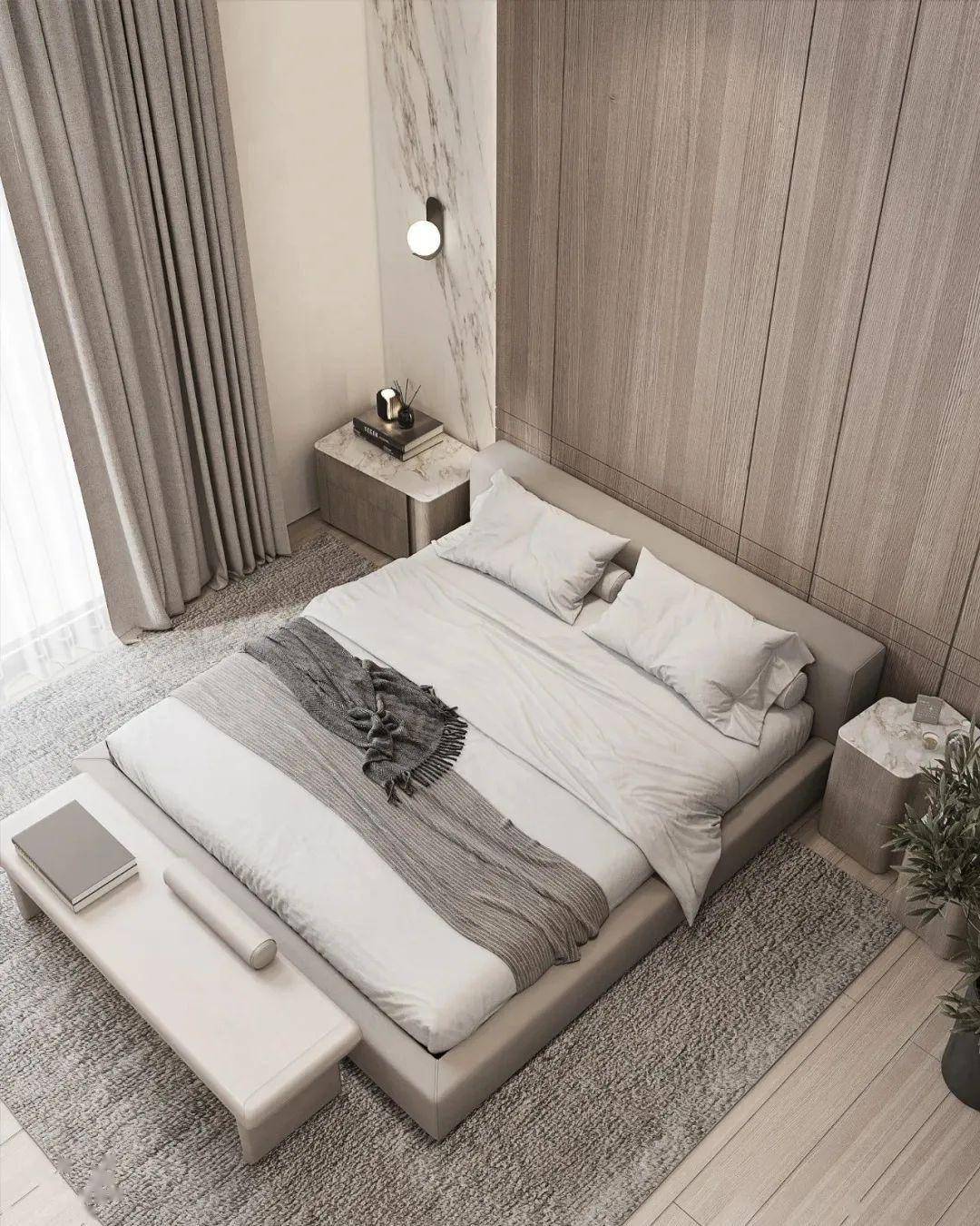 1010㎡极简别墅,超级豪宅!_空间_房间_卧室