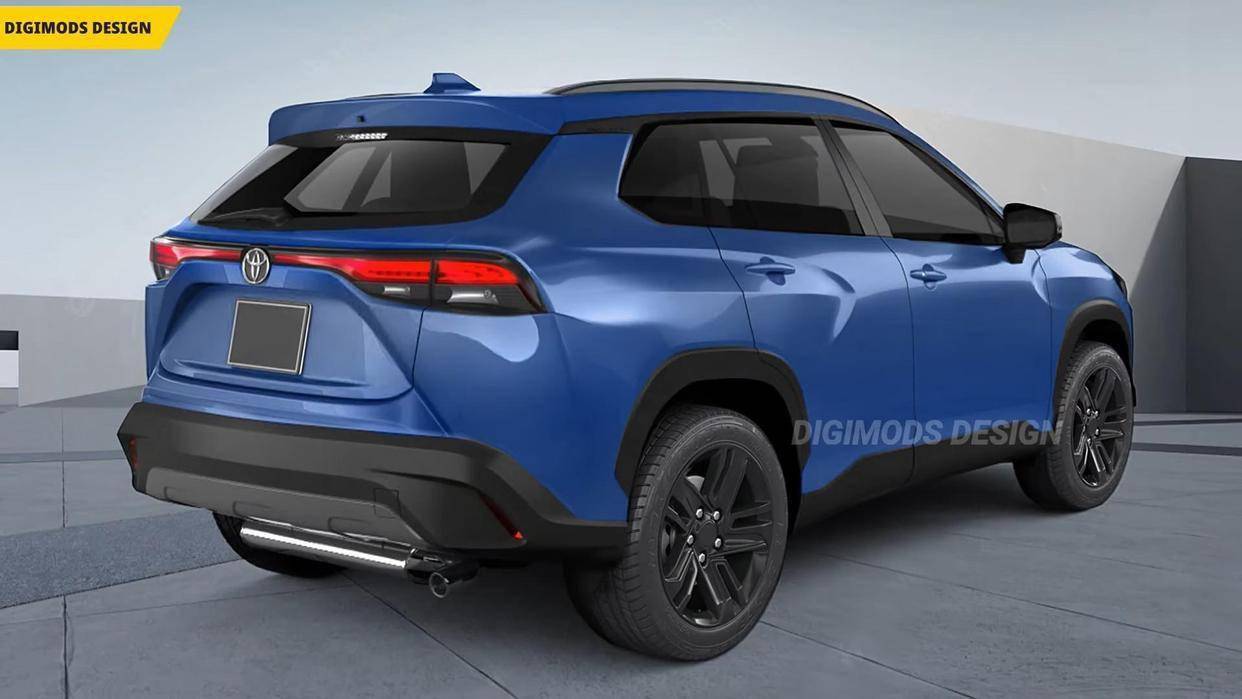 2024卡罗拉cross"设计图"来了,风格大变预售13万,科幻范十足_搜狐汽车