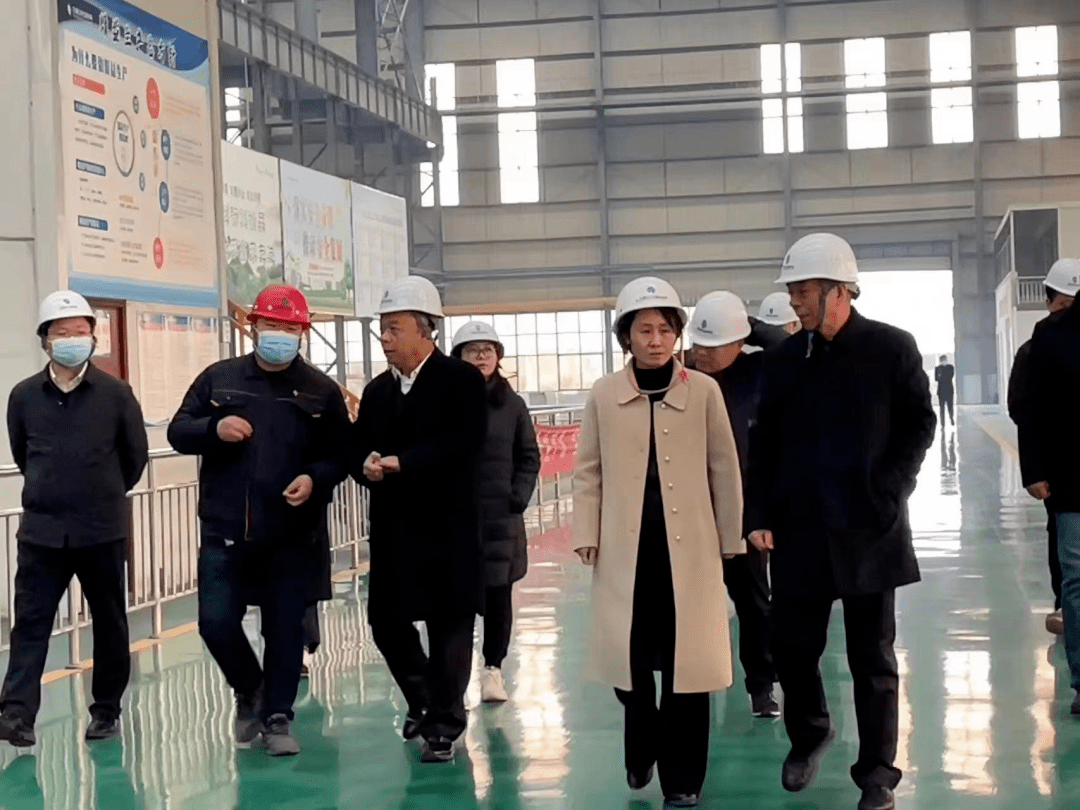 广西梧州国龙集团董事长郭家万到长葛循环经济产业园考察