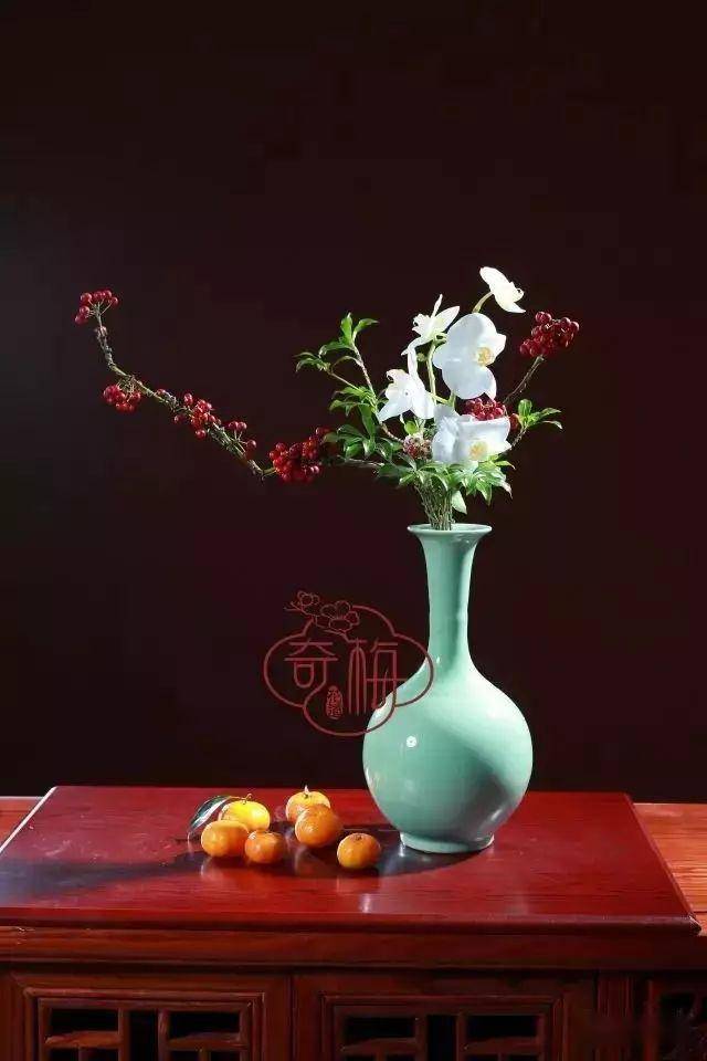 中国传统插花的六大基本造型_平出型_特点_感觉