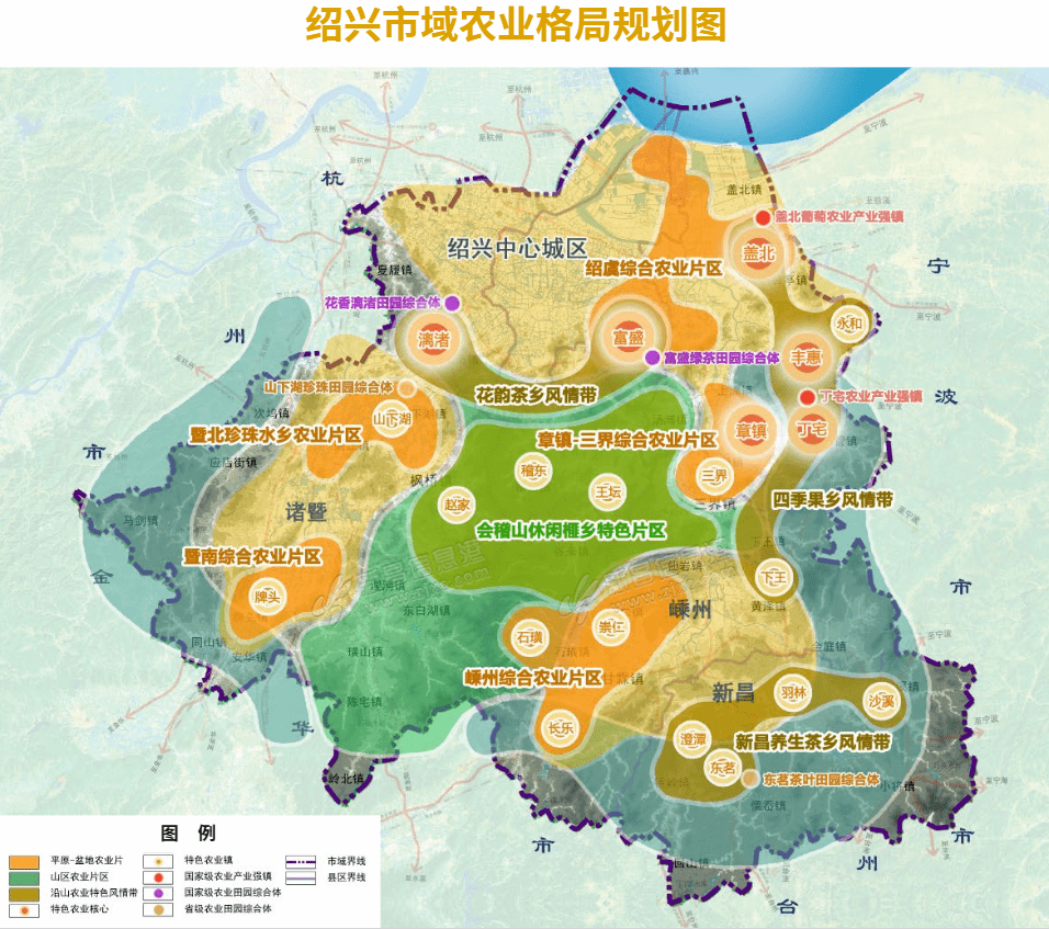 绍兴国土空间总体规划草案公示,未来将这样发展!