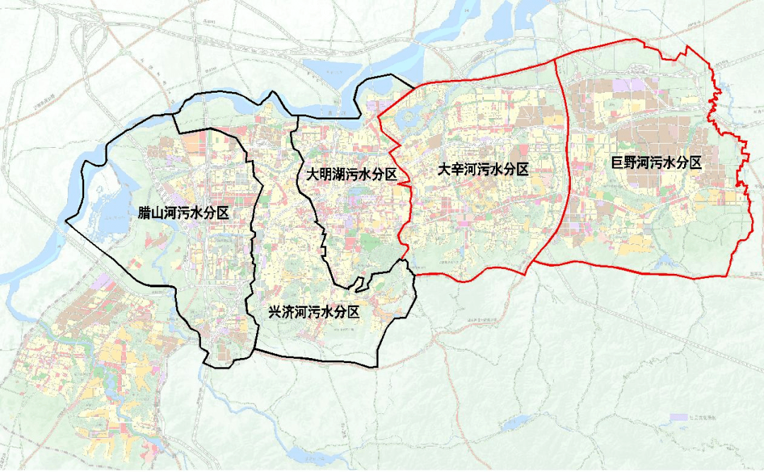 项目,其中大辛河与巨野河排水分区由中国中铁股份有限公司作为牵头人
