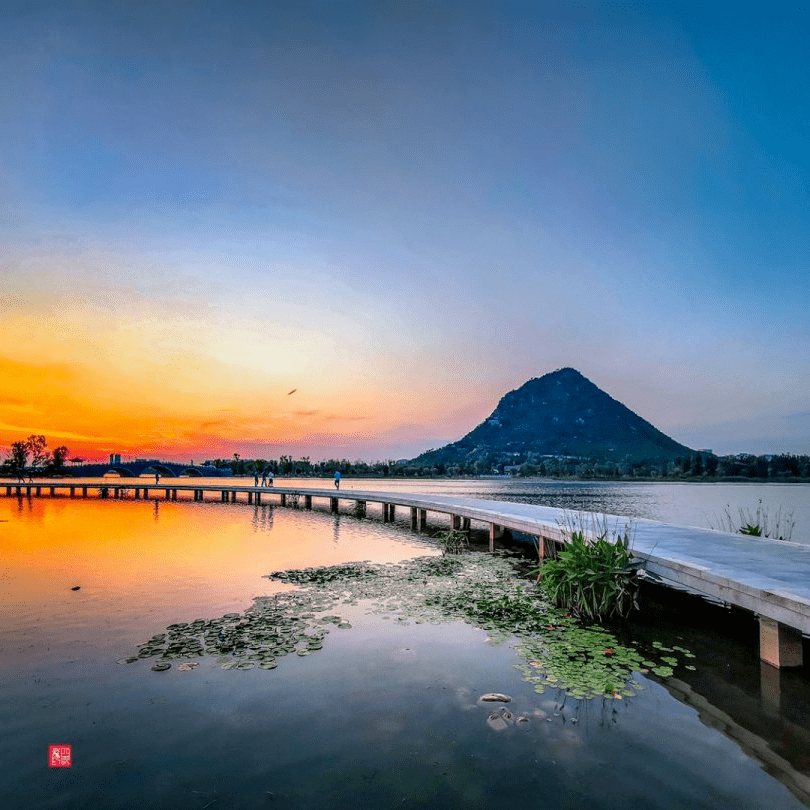 转龙平安湖湿地公园图片