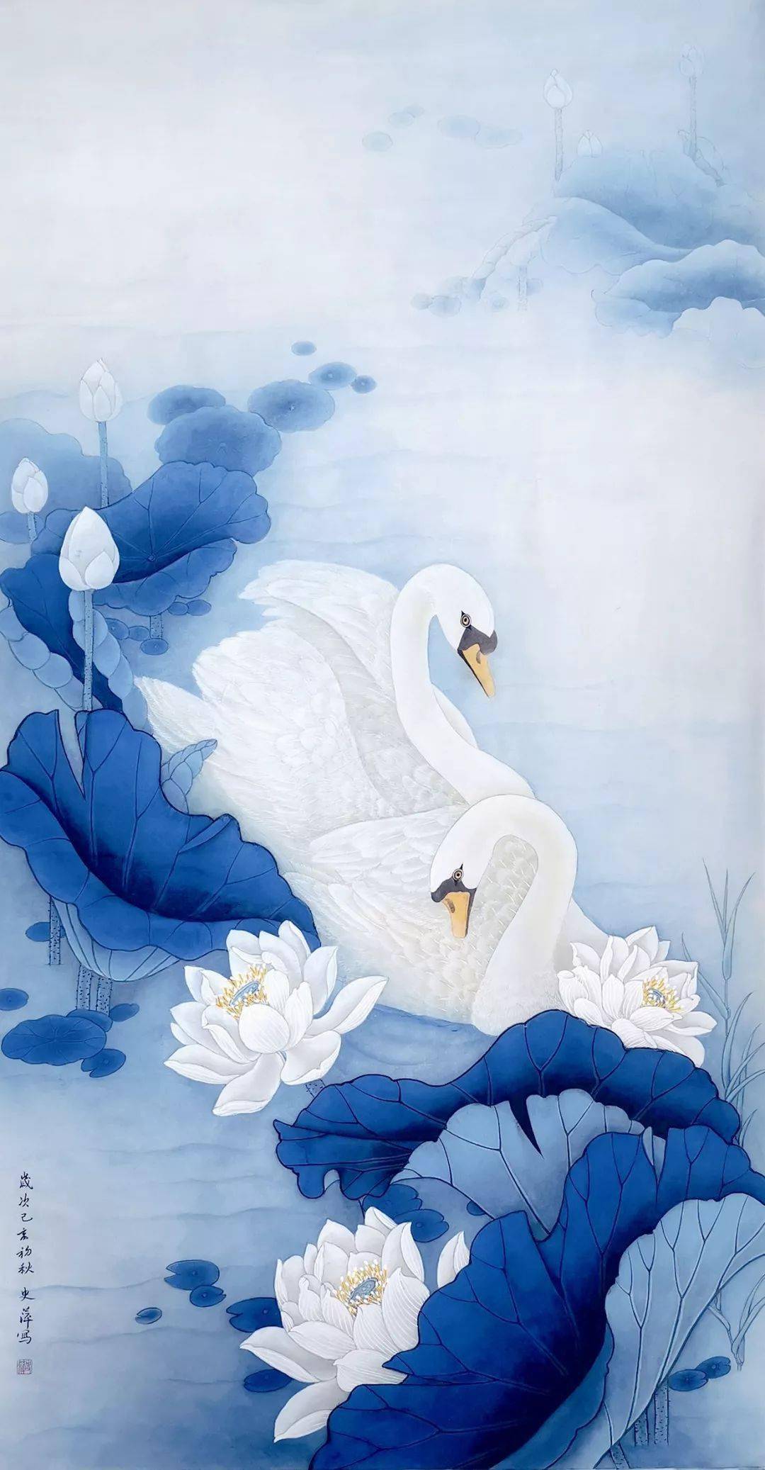 李晓明师生工笔画作品集