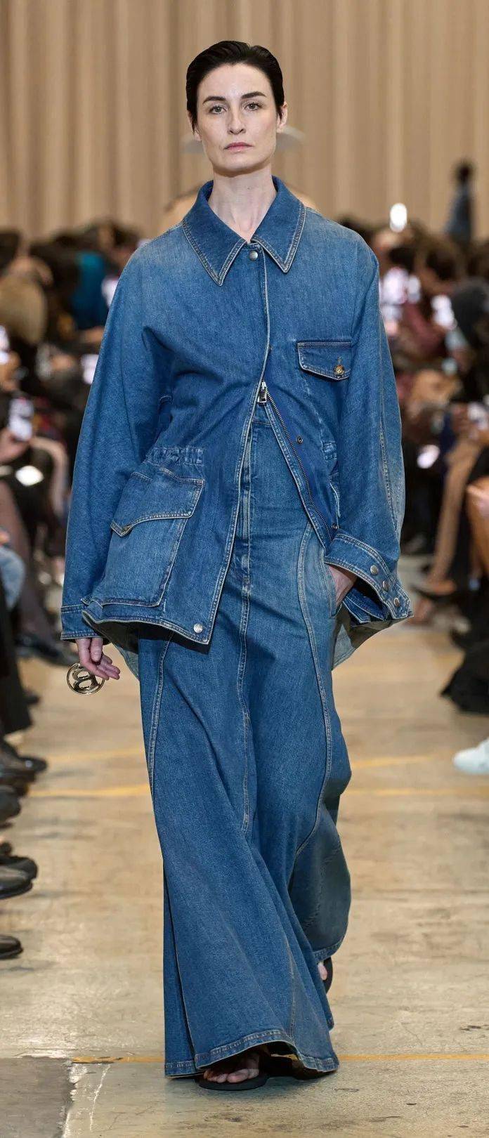 2023y/ project :spring 2023 menswear本次秀场单品特色是:拼接牛仔