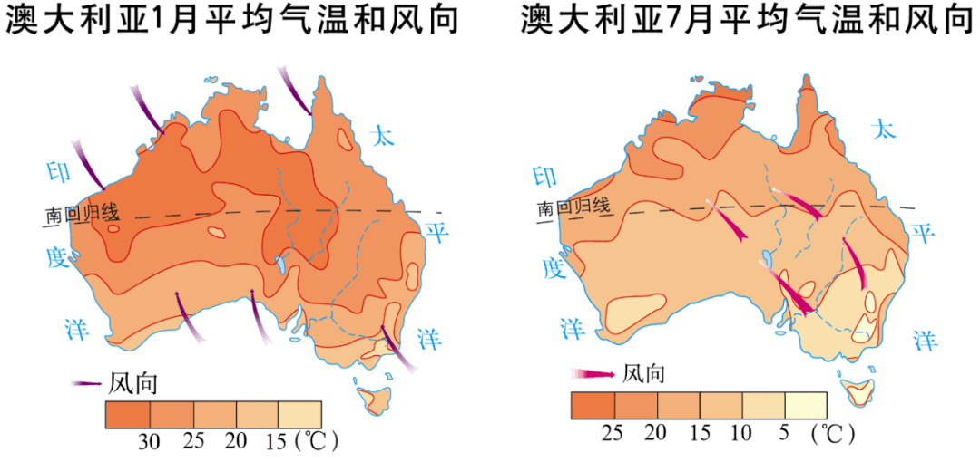 大气运动常识点最全梳理，空白＋彩色世界区域天文填图（可下载）