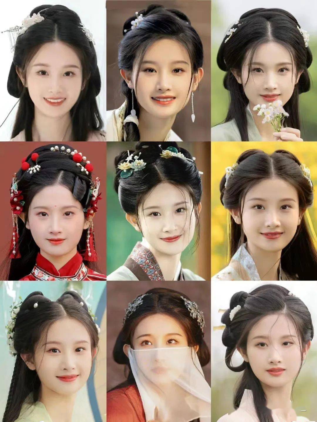 汉服妆造图鉴32款发型总有一款适合你