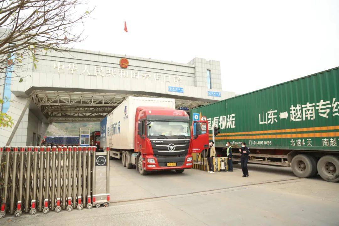 【新时代 新征程 新伟业】宁明:爱店口岸通关顺畅 跨境贸易运输繁忙