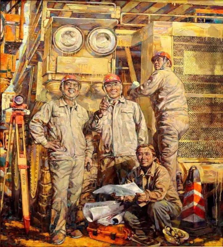 作品欣赏| "辽宁新工业题材优秀美术作品展"作品选登_cm_油画_中国画