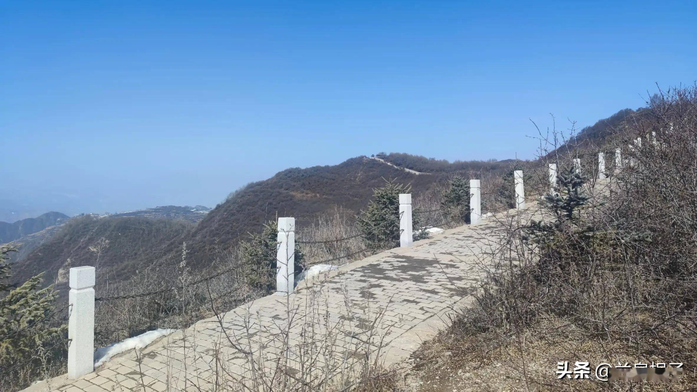 初春行游兰州云顶山风景区_雪景_白雪_阿干镇