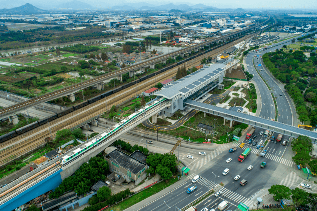 宁波地铁4号线江北慈城站.
