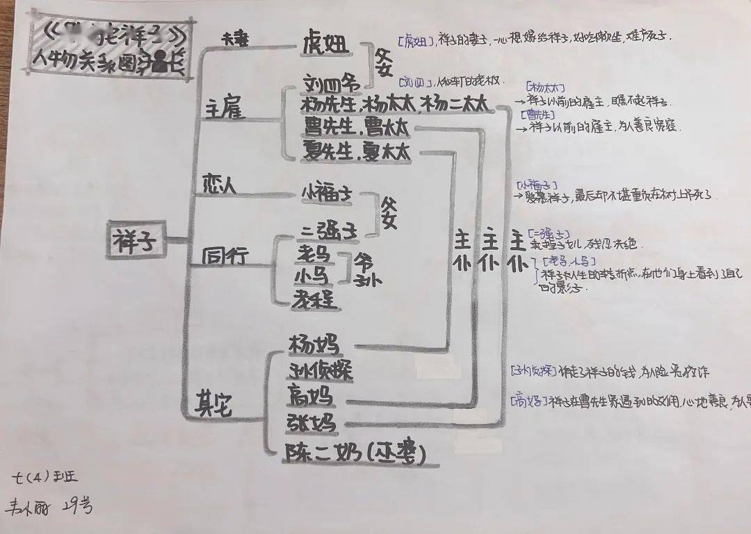 祥子的命运轨迹图图片