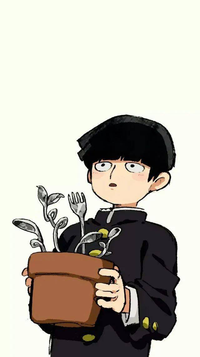 《灵能百分百》头像壁纸专题:魅力的本质是人情味,做个好人,就是这样.