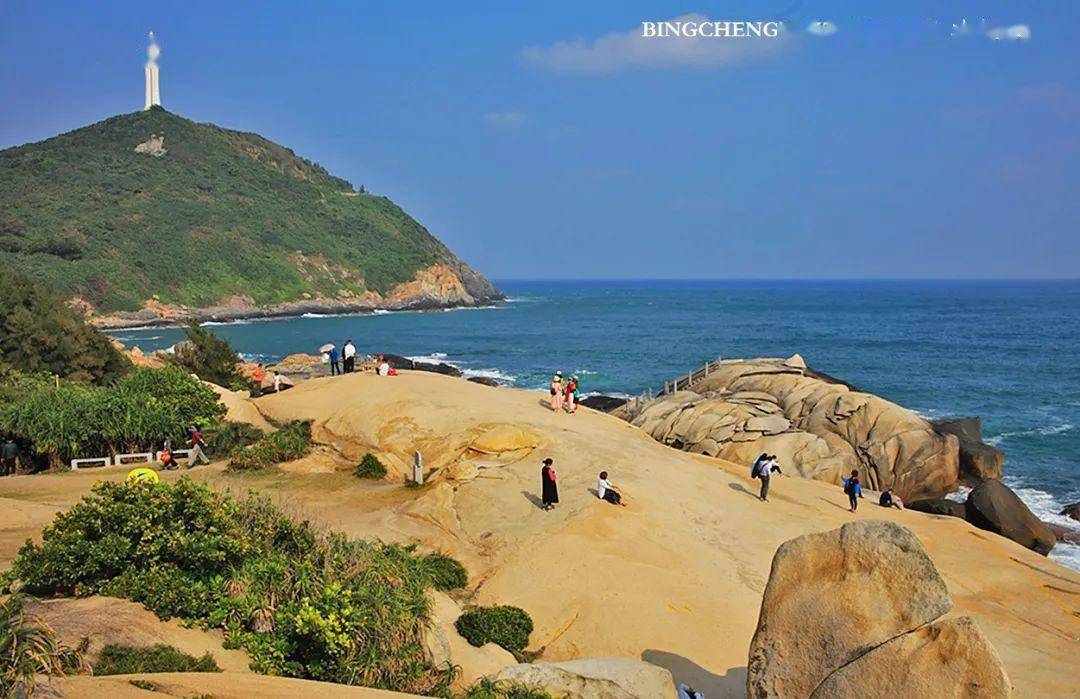 相遇海南"东极"海石天地,观赏火箭发射的最佳地_石头_公园_礁石