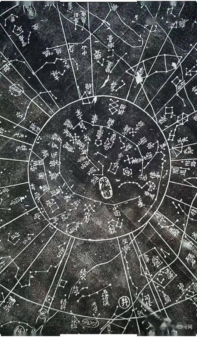 神奇,北宋石碑上居然刻有天文星象图,上面有1434颗恒星位置,900颗和