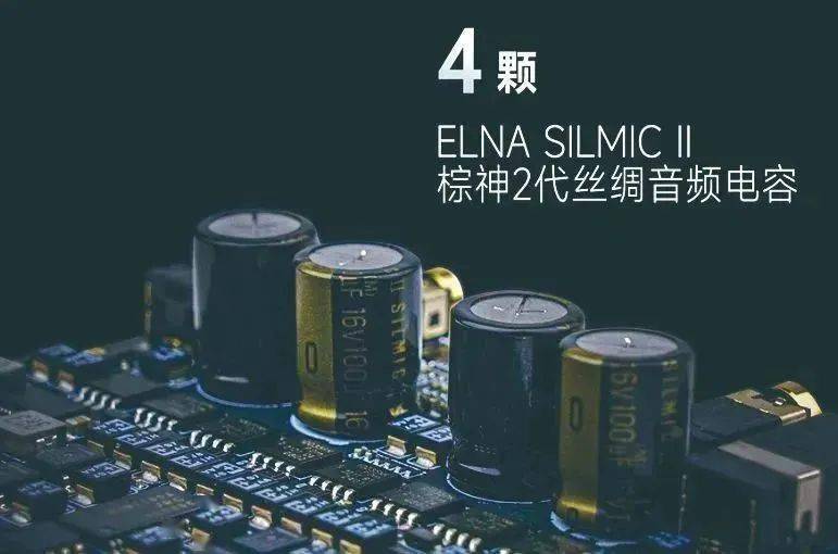 4 ELNA SILMIC II Brown God 2nd generation silk audio capacitors