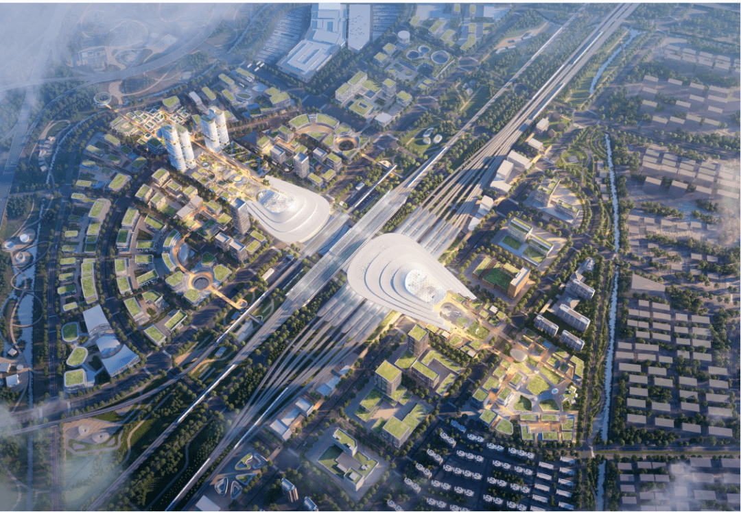 设计| 4家方案公布 ——天津南站核心枢纽及周边地区城市设计_科技