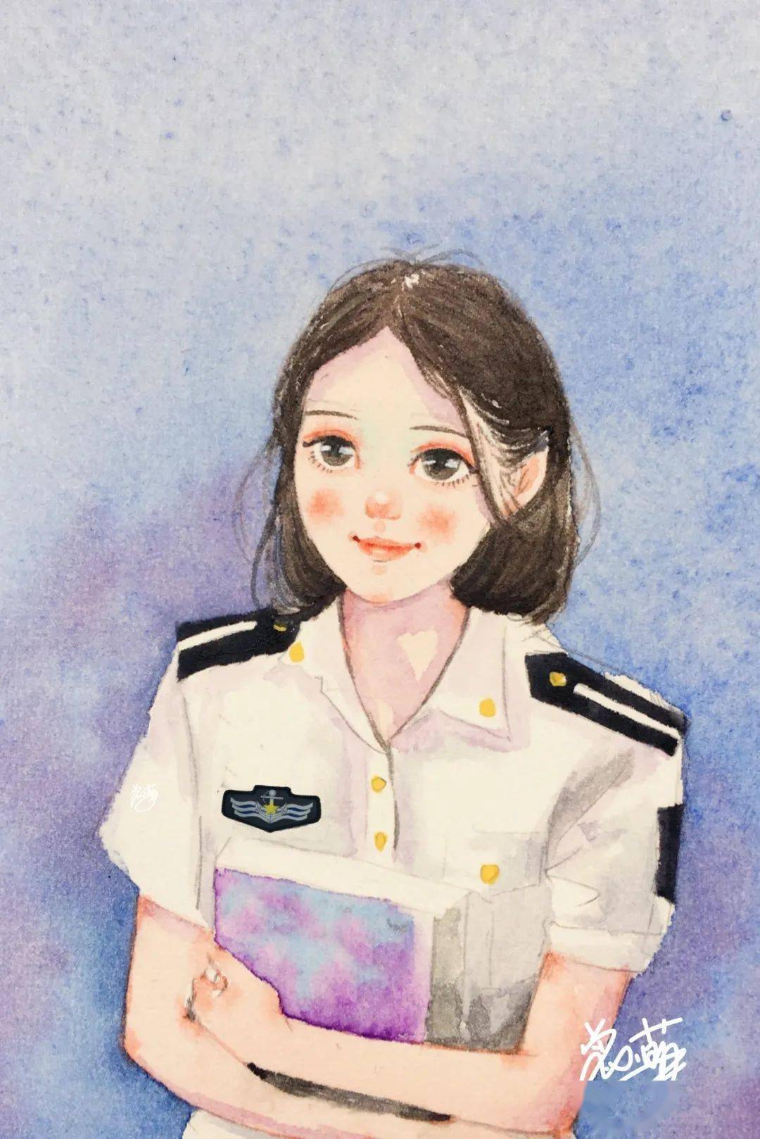 女兵你穿军装的样子真好看