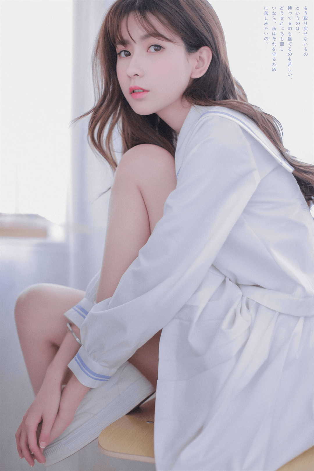 日系写真:纯白风格,纯欲少女