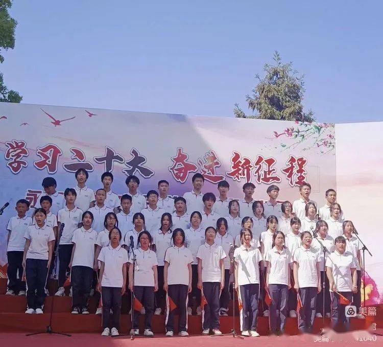 永春蓬壶中学举行国学经典诵读比赛_同学_活动_初一