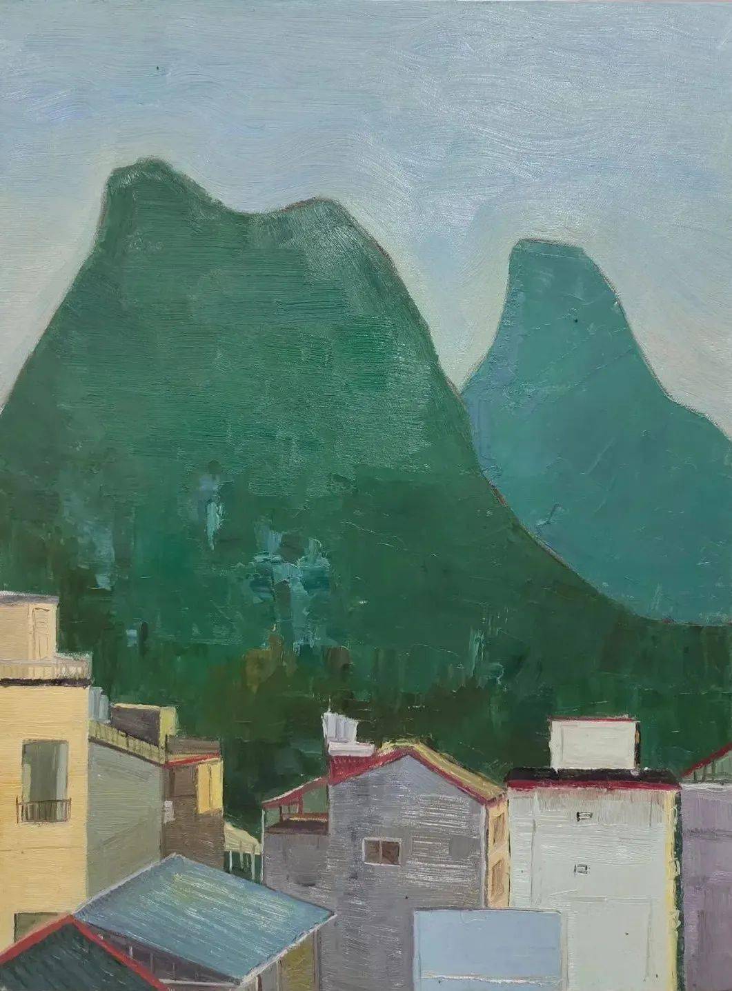 广西艺术学院油画系 第五工作室年展作品_教学_cm_指导老师