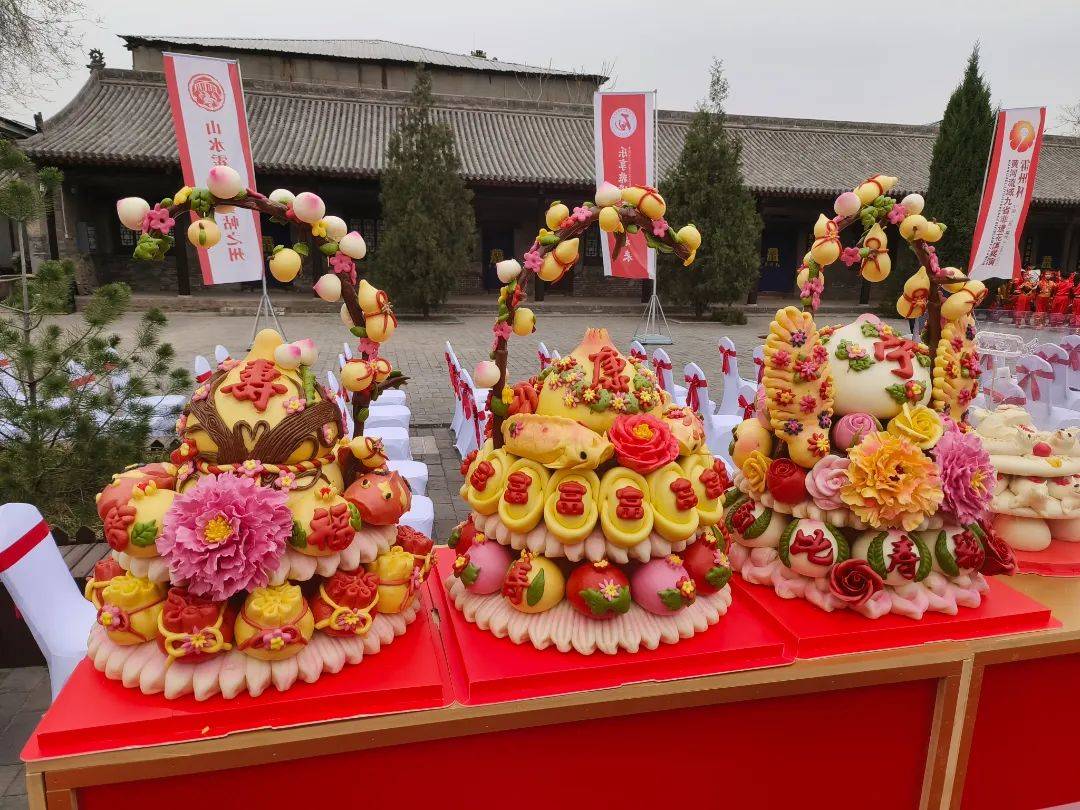 沿黄九省区非遗花馍展演活动走进霍州