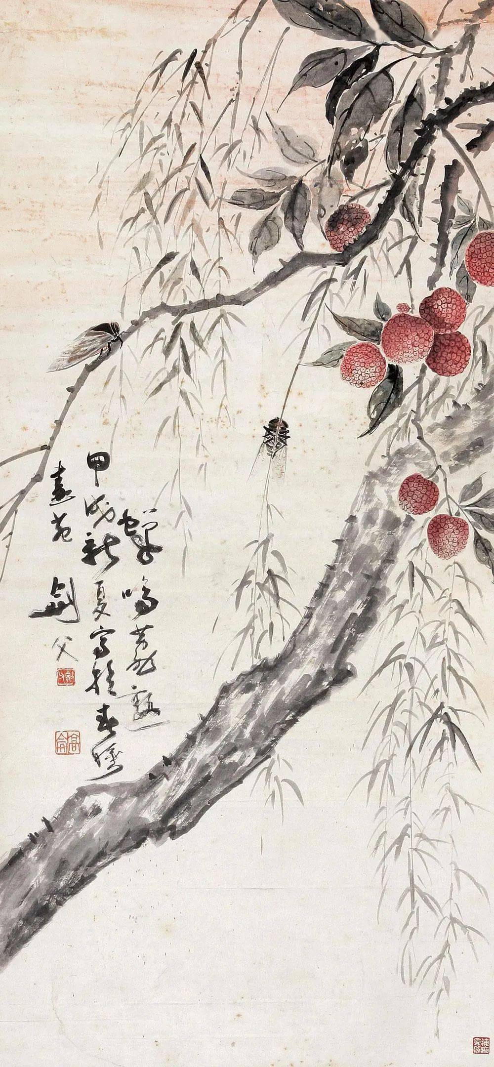 高剑父画花鸟，够味儿！_中国_美术_绘画