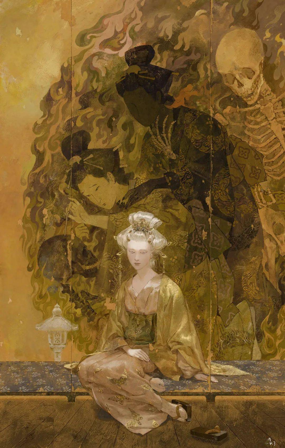99年清华美院画师的神仙有多仙?做了个作业,一不小心成为国风大佬!-7.