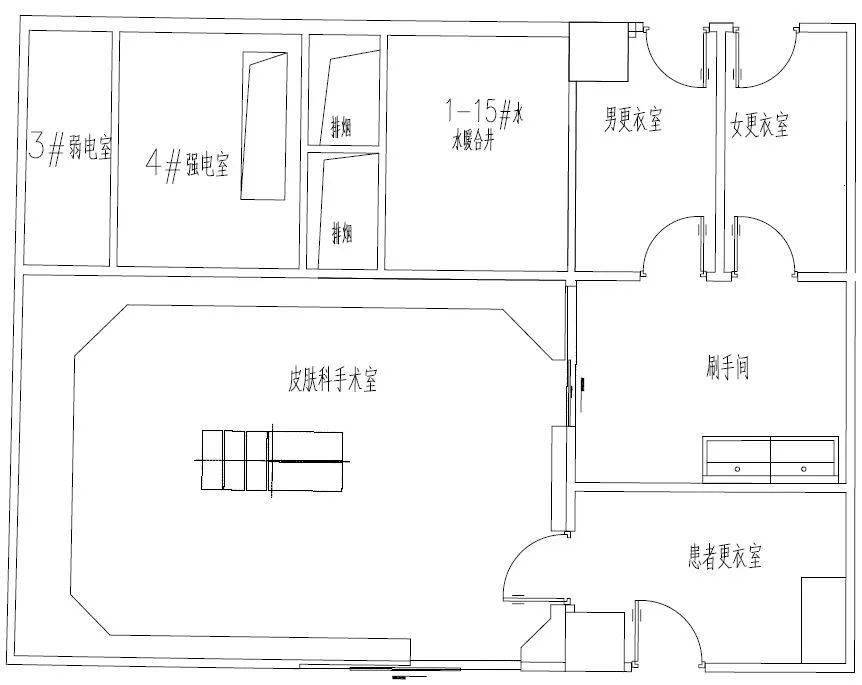 一般手术室如何设计?看北京大学国际医院皮肤科手术室