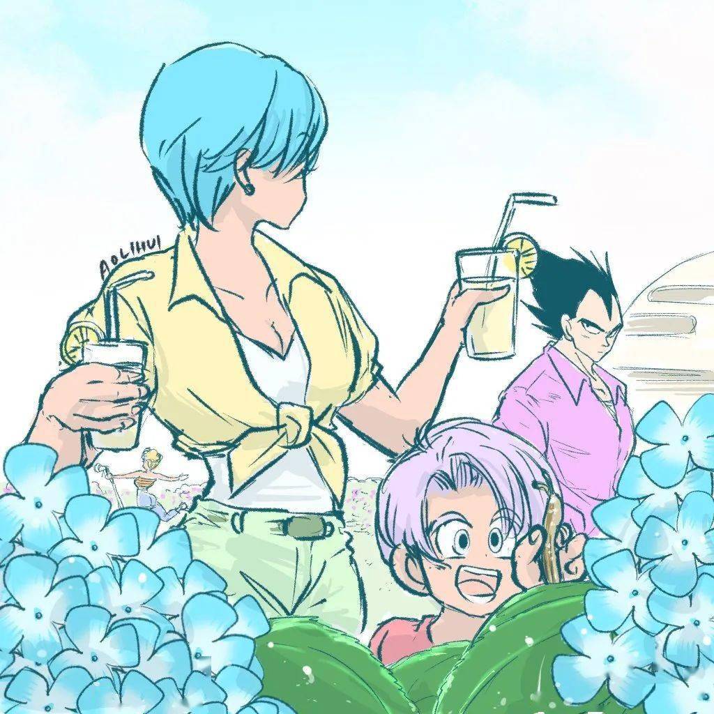 七龙珠壁纸 | 贝吉塔与布玛的日常_quark_pan_https