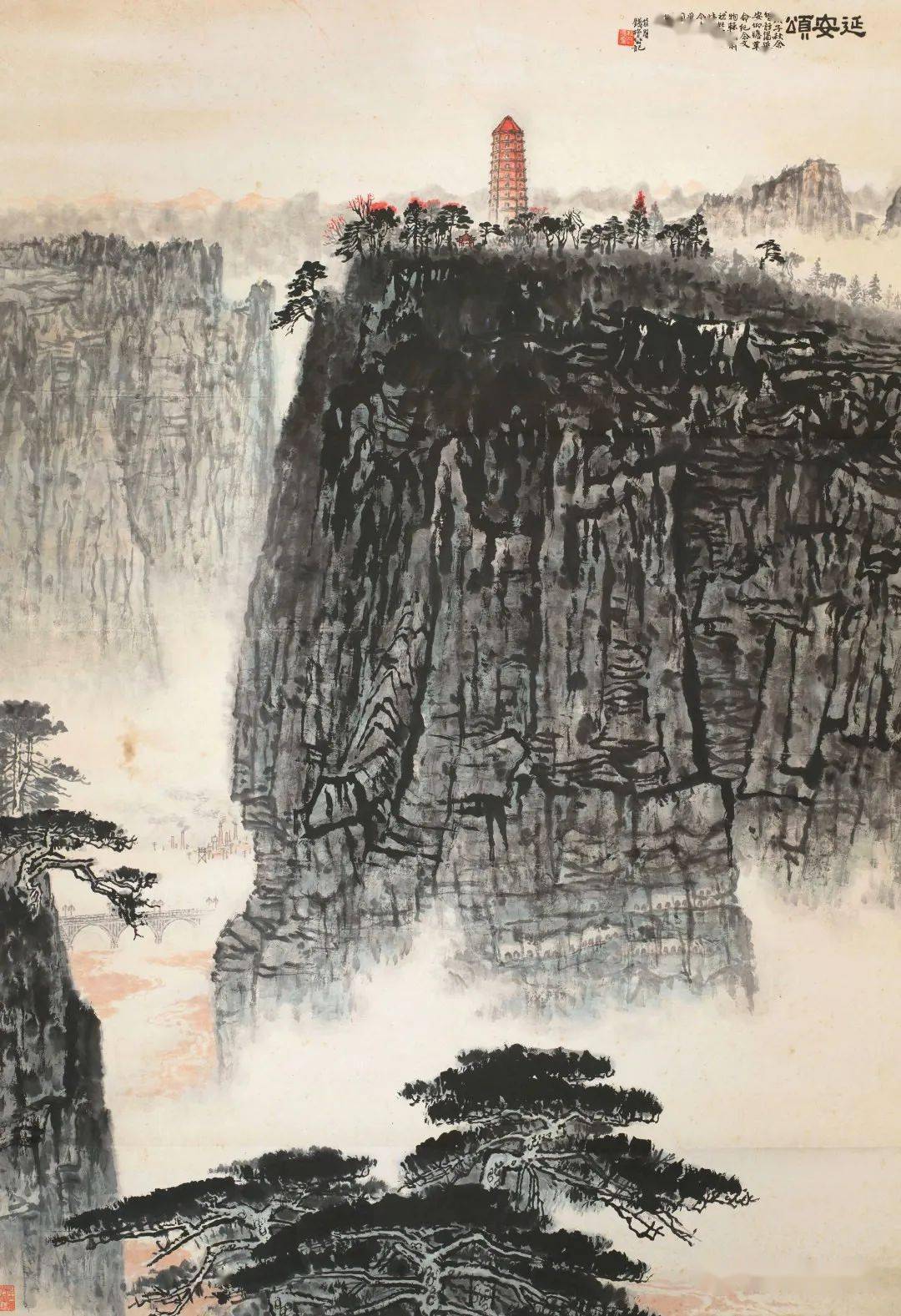 山水绘境 笔墨映心——中国美术馆馆藏钱松喦作品赏析_创作_革命_延安