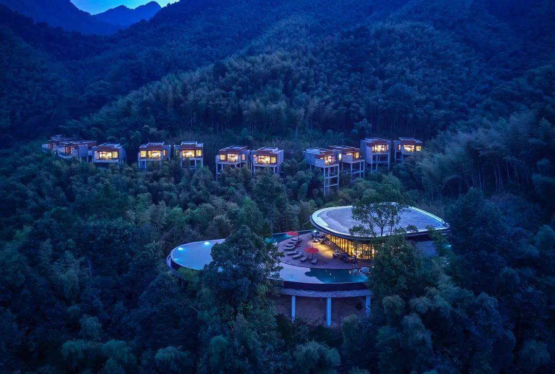 承包整座山谷打造国内首家安岚,全villa私享温泉_宁海_别墅_自然