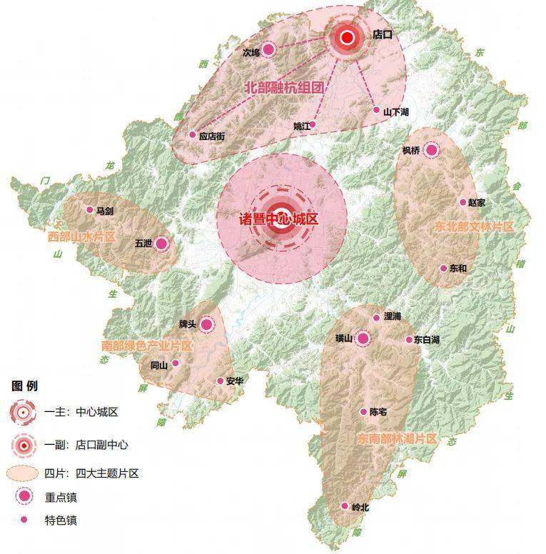 融杭品质城,都市金南翼,诸暨市国土空间规划草案公示_建设_协同_中心