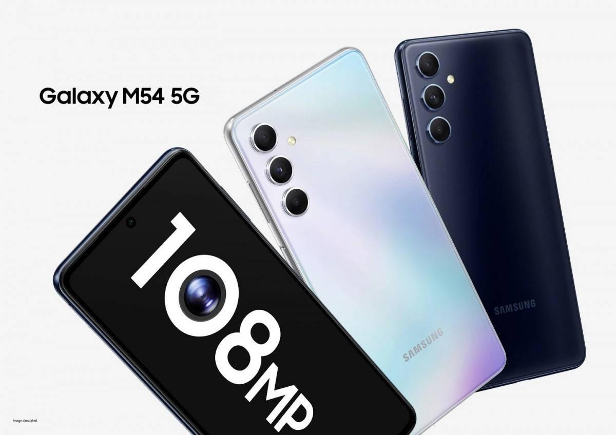 三星Galaxy M54 5G手机发布 将提供深蓝色和银色