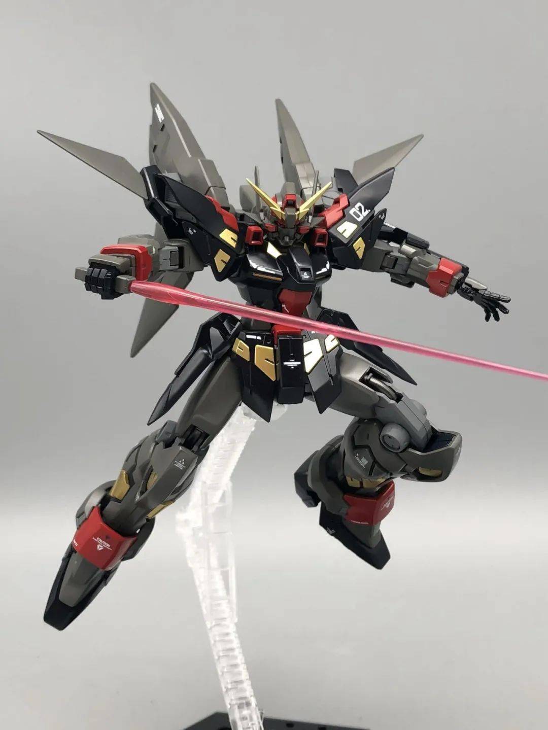 万代hg凶鸟mk2喷涂分享_公众_高达_系列
