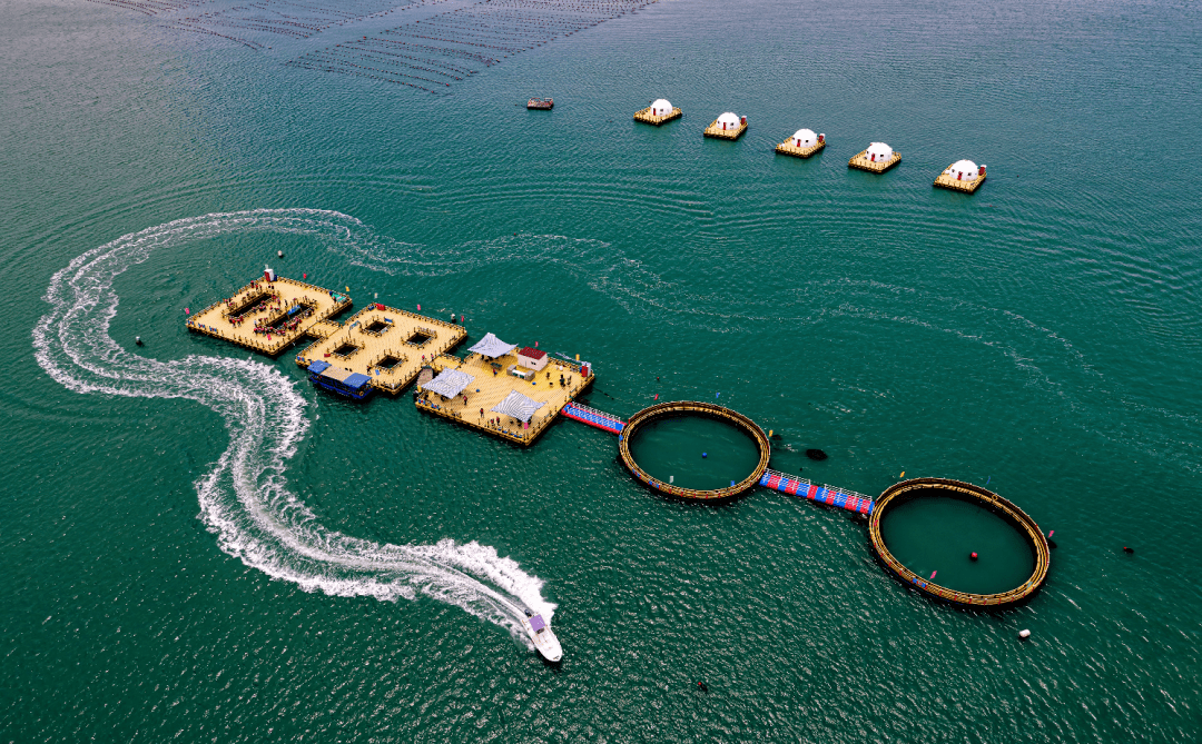 走进爱伦湾海洋牧场或桑沟湾海洋牧场,在金沙白浪中奔跑,邂逅独属于