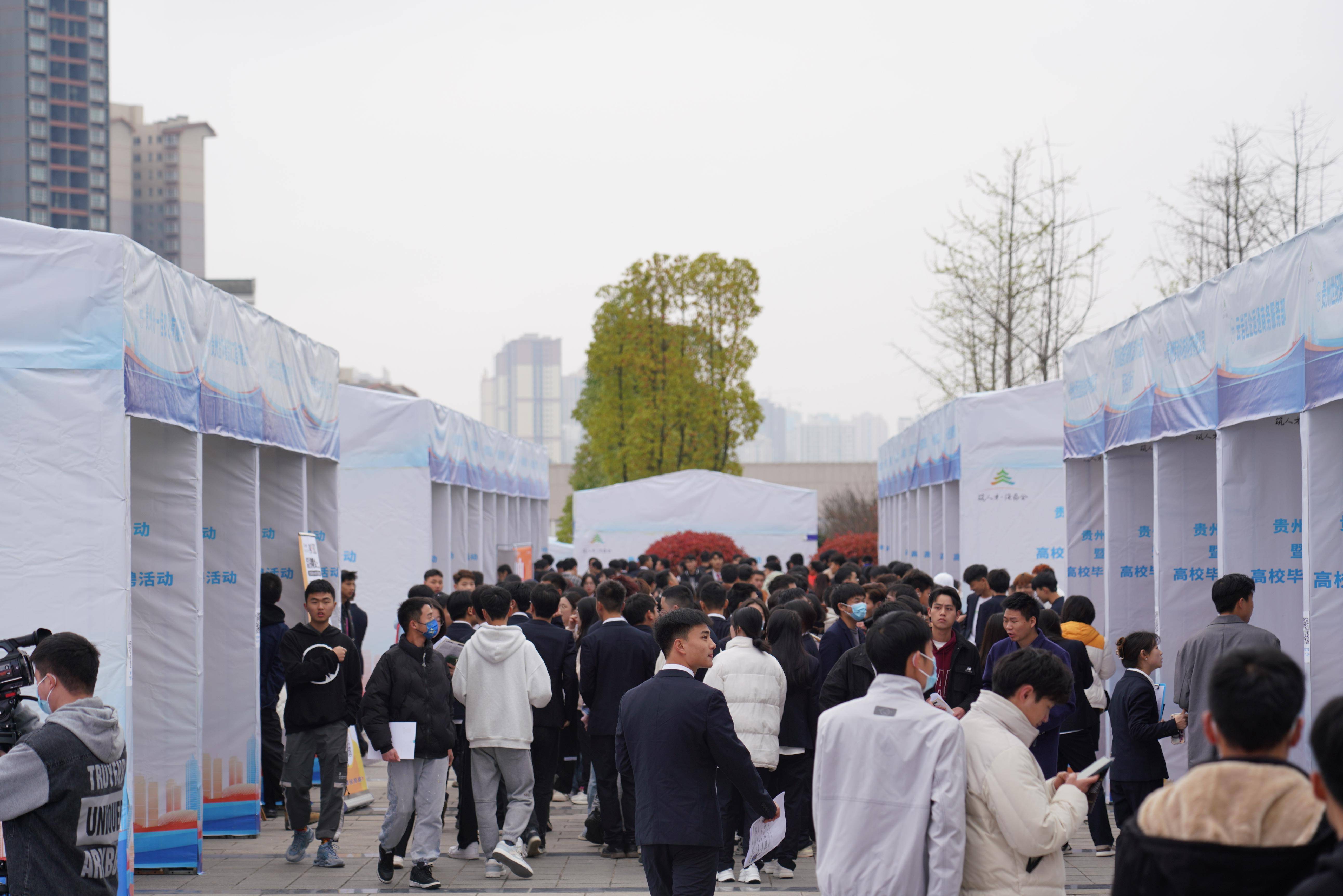 岗位超1万个!大型招聘会走进贵州