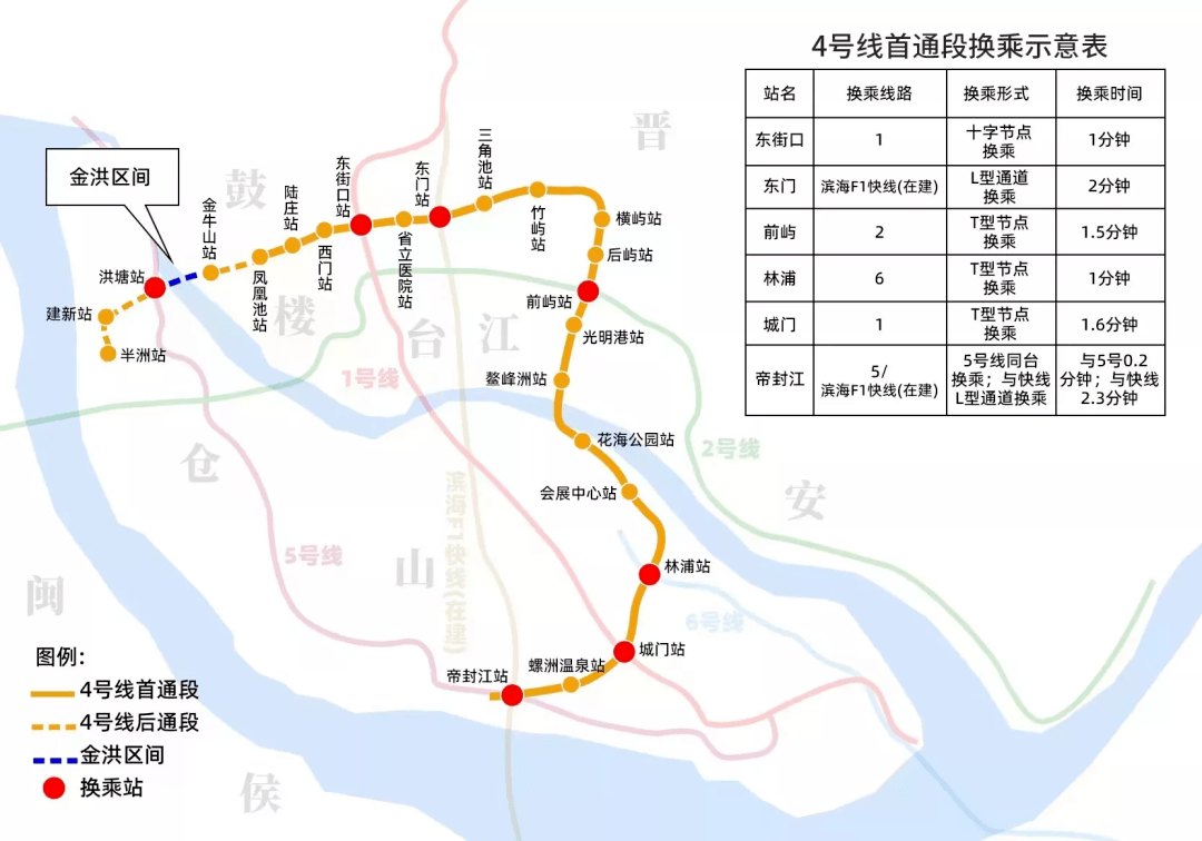福州地铁4号线地图图片