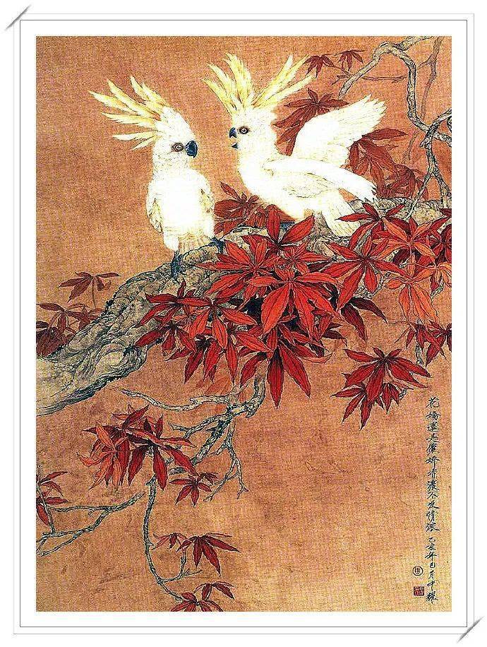 玉质凝香|周中耀工笔花鸟画_作品_中国画_艺术