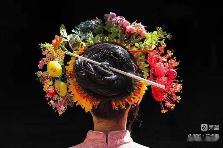 "风情万种惠安女民俗" 阿拉伯后裔蟳埔女 帆船头饰湄洲女摄影团_泉州