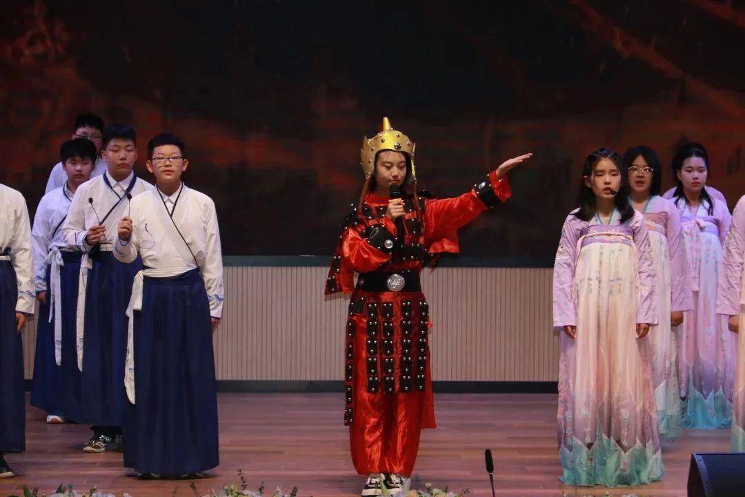 西安市雁塔区第二中学举行首届清明诗会_活动_同学_弘扬