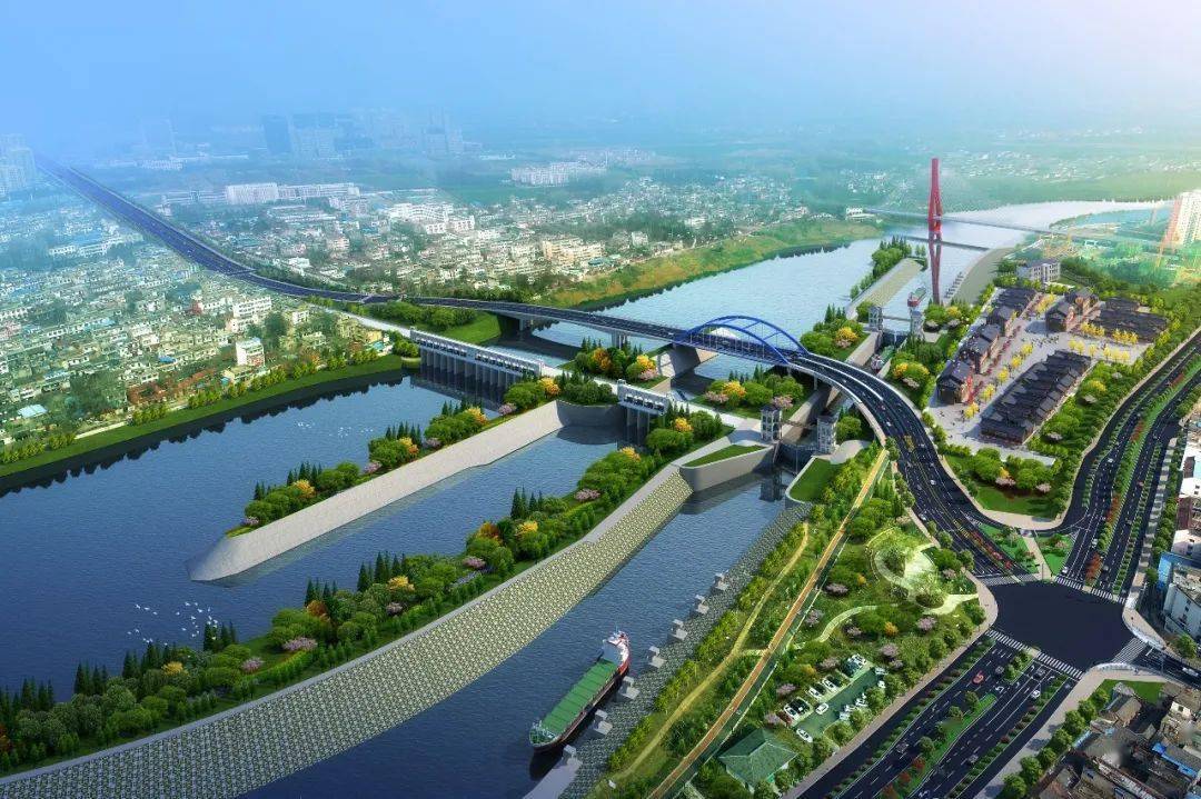 涡阳船闸改建工程,正式开工→_建设_亳州_航道