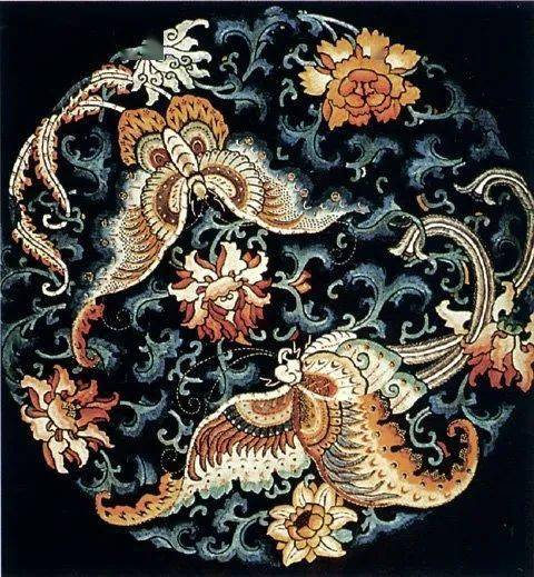 素材| 中国传统刺绣纹样-团纹_服饰_大赛_小伙伴
