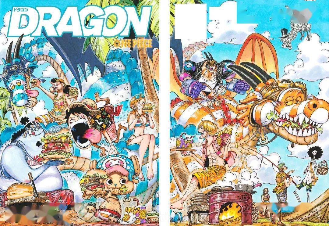 talkop汉化|海贼王作者尾田荣一郎原画集color walk10卷末语及彩页