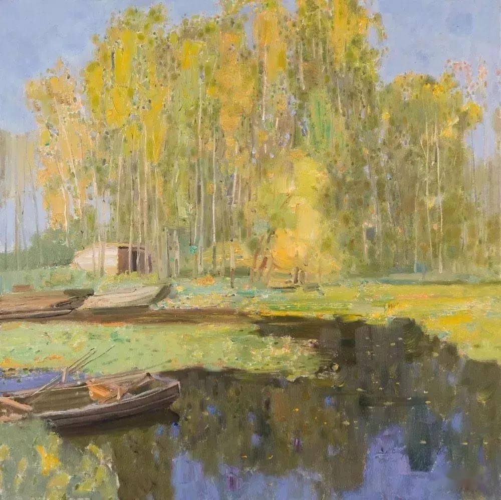 【写生】王力克写生新作欣赏_cm_作品_微山湖