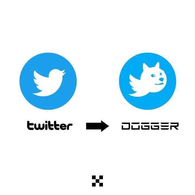 马斯克将推特的logo改成了狗头!_网友_logo_doge