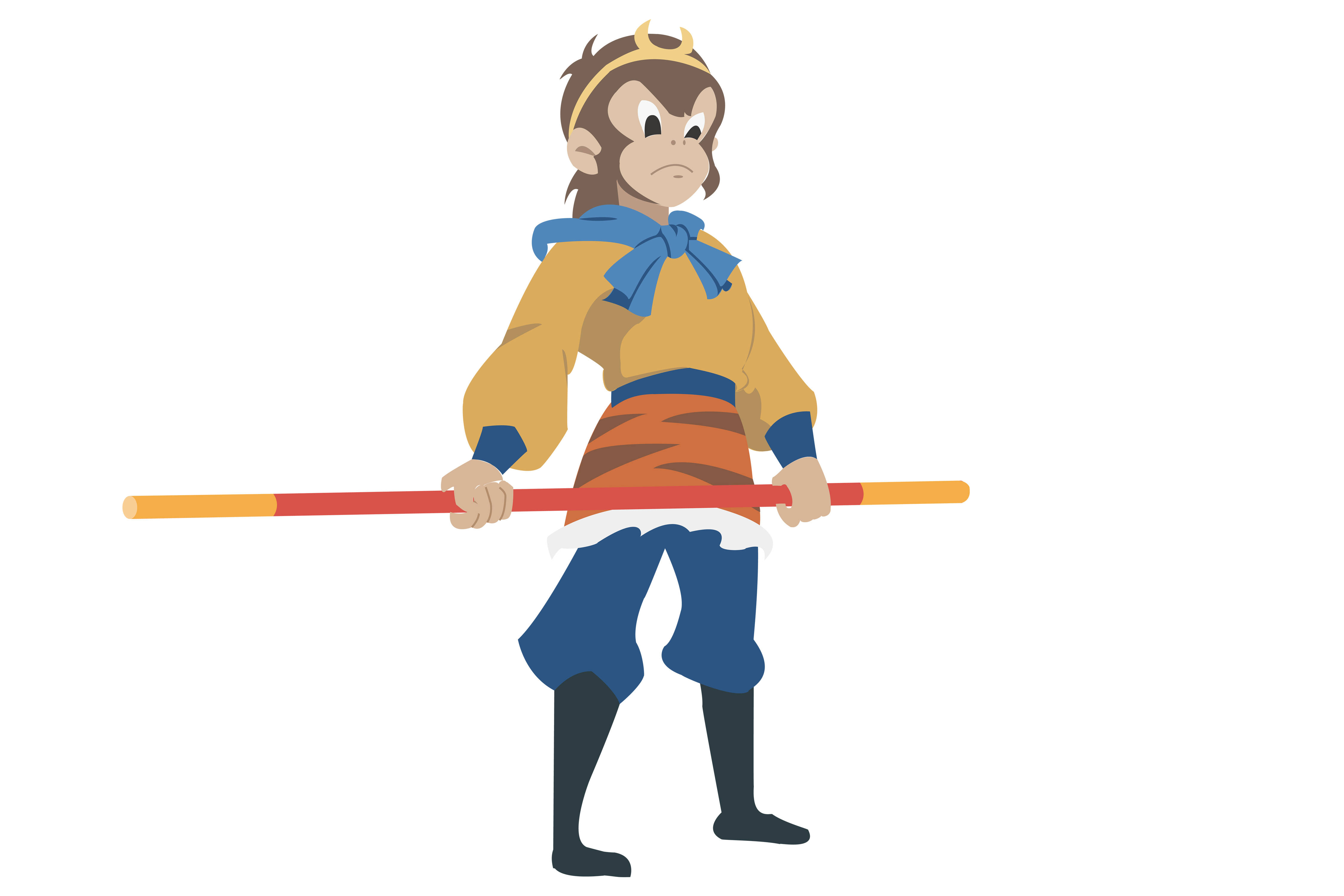 猴子_猴王_桃子