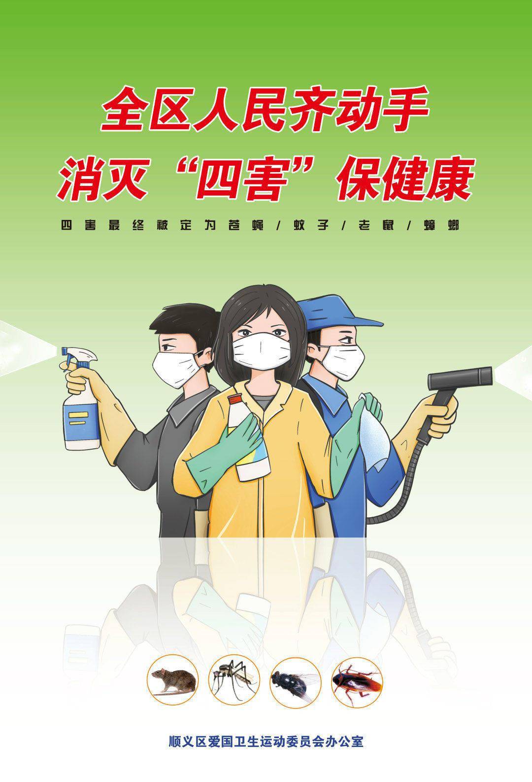 【爱国卫生月】除四害,讲卫生——这些防治小知识要知道!