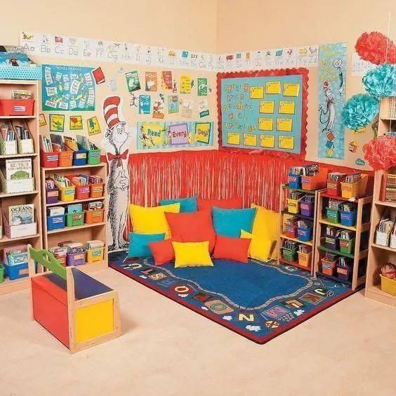 幼儿阅读兴趣培养_幼儿园阅读区环境布置_幼儿园图书室分类标签